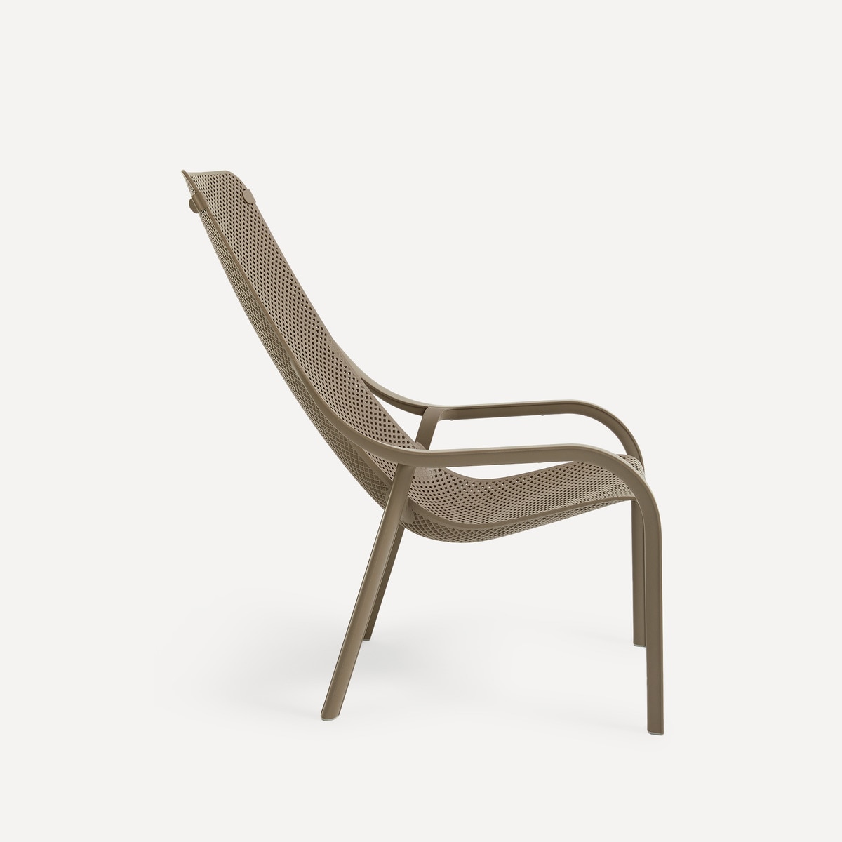 Poltrona Baixa de Mesa de Refeições de Jardim Net Taupe-3