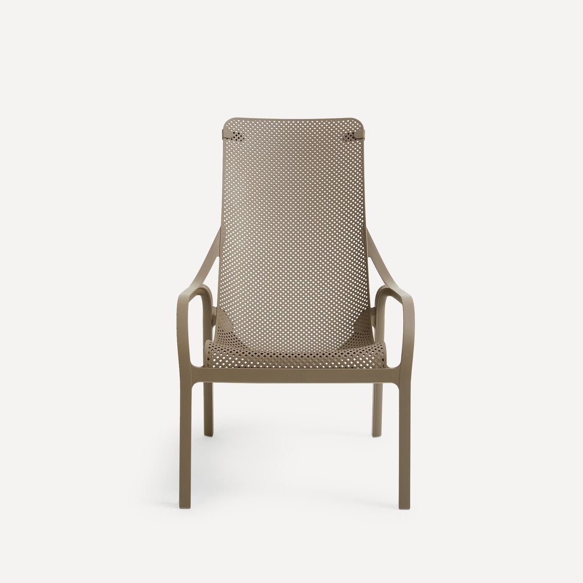 Poltrona Baixa de Mesa de Refeições de Jardim Net Taupe-2
