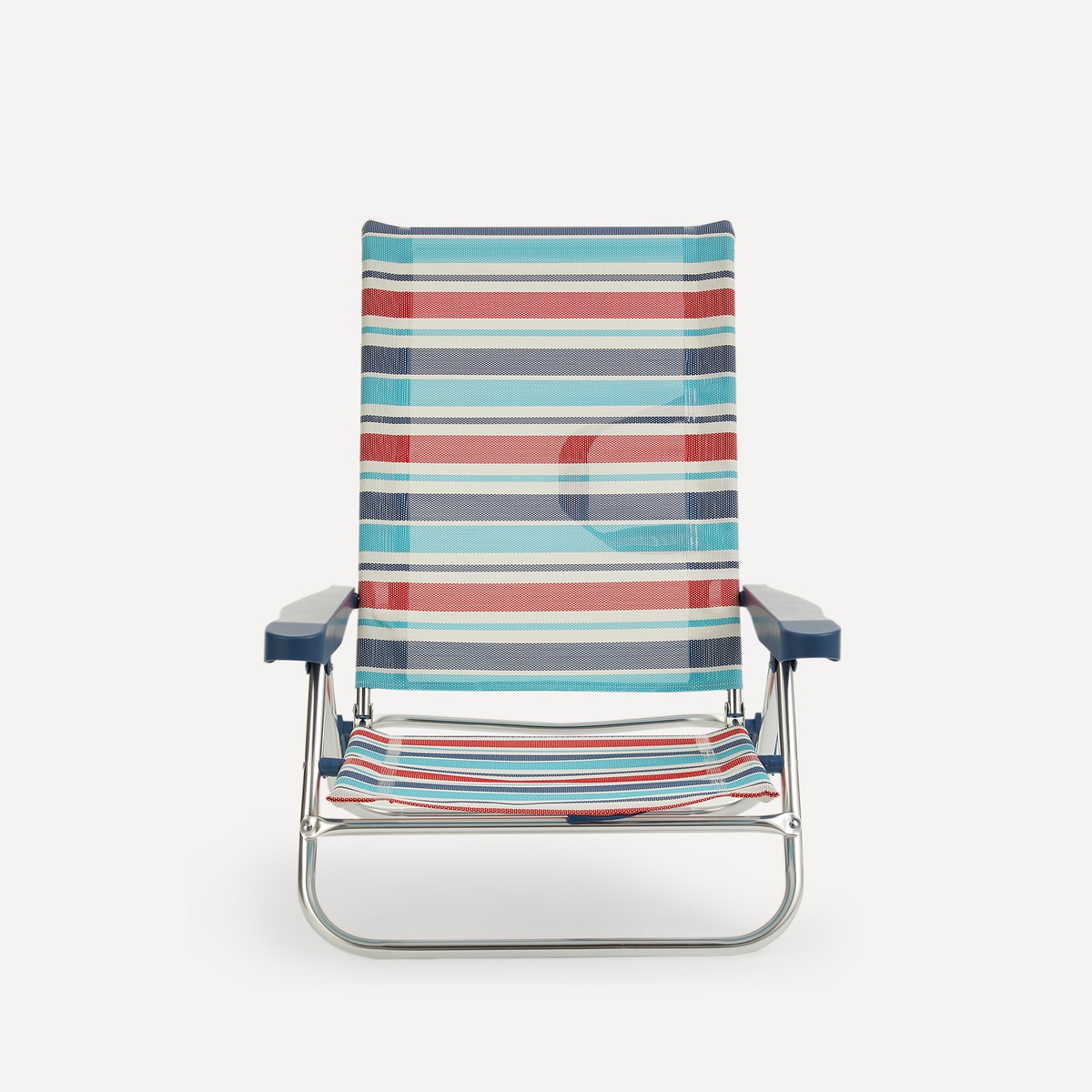 Silla baja plegable y reclinable Amalfi Basics El Corte Inglés Azul-2