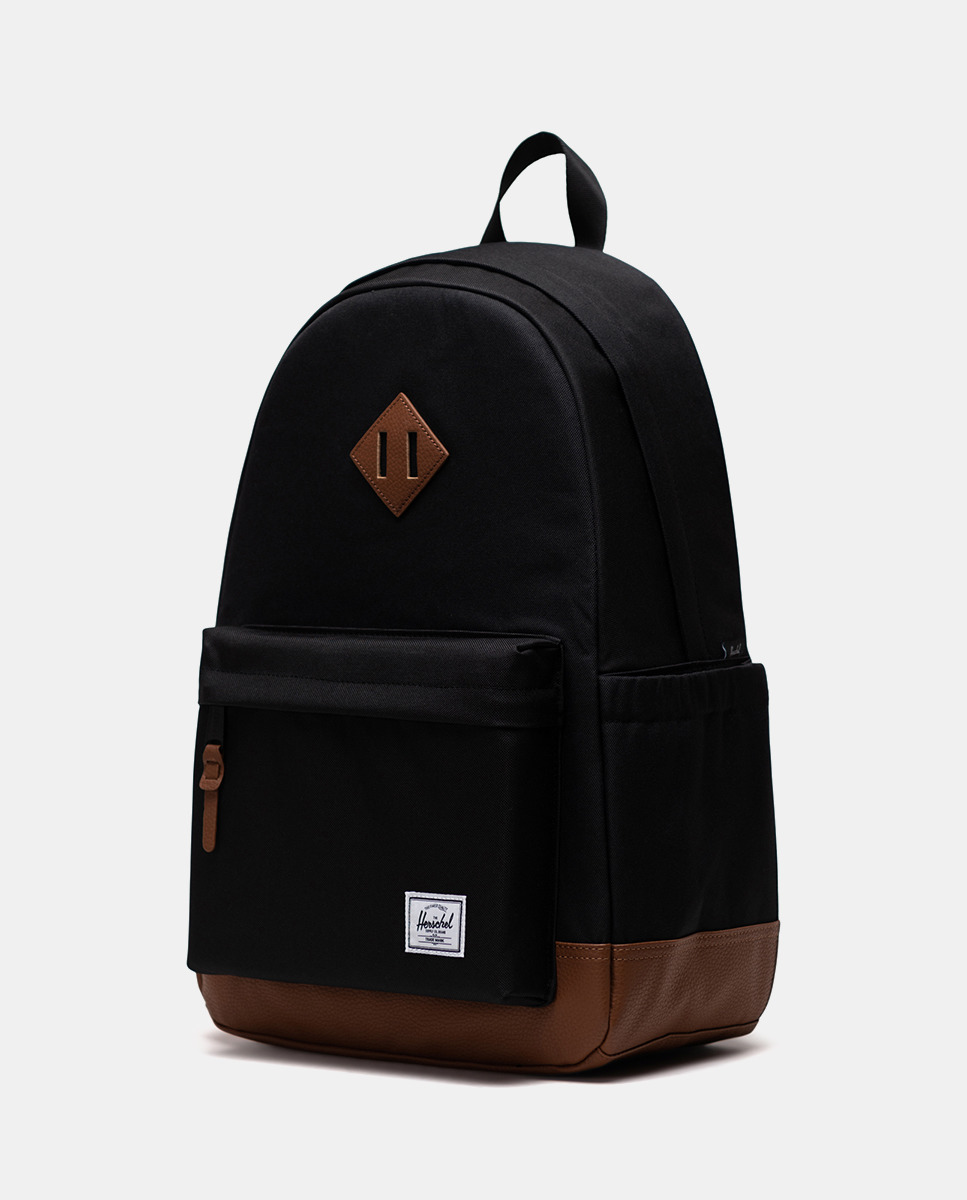 Mochila Heritage com Fecho de Correr e Espaço para Portátil - Preto Preto-3