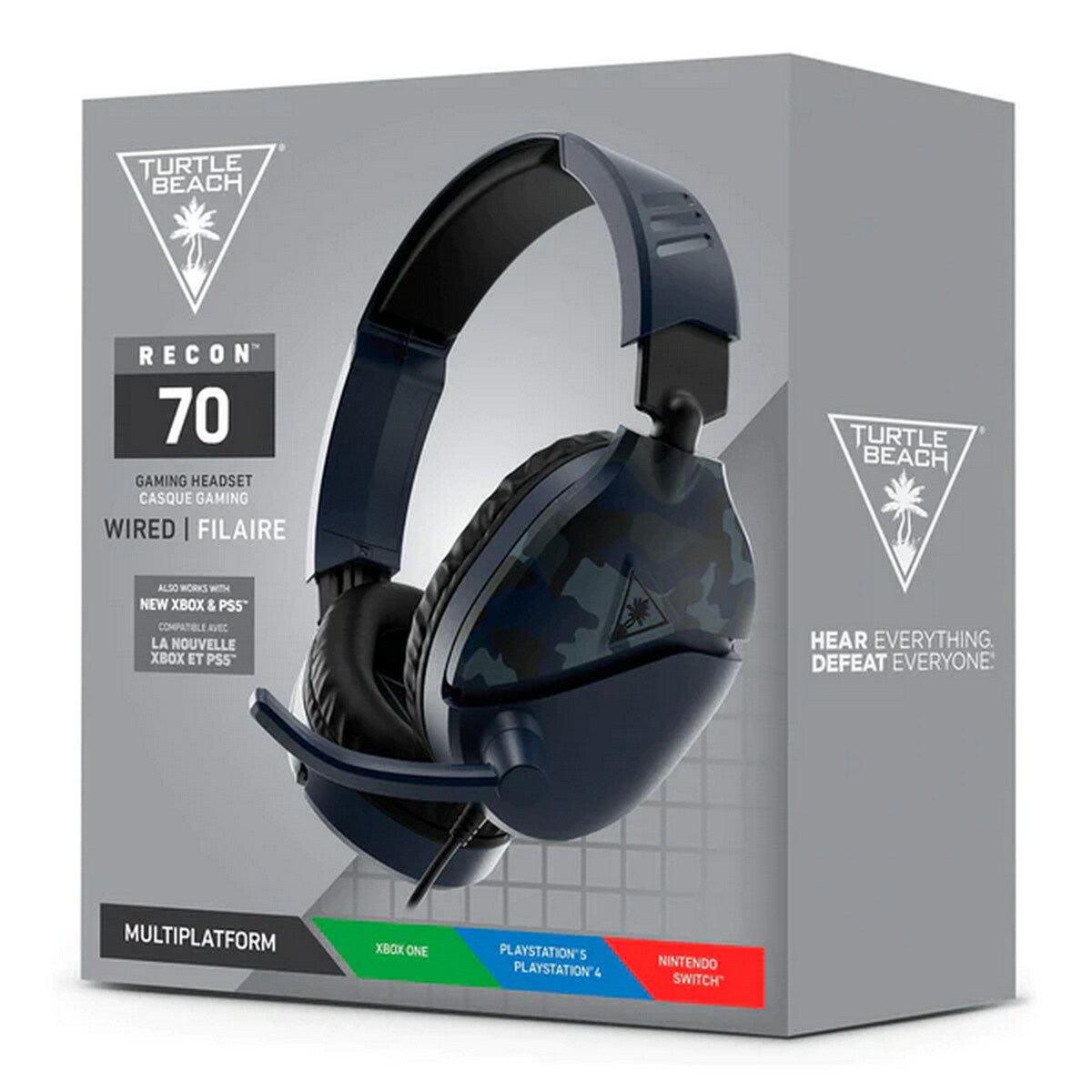 Auscultadores Turtle Beach Recon 70P - Blue Camo 2