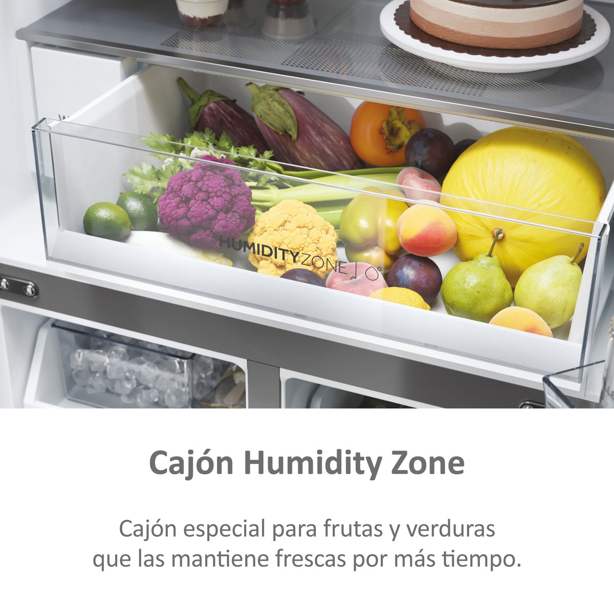 Frigorífico Americano Haier Cube 83 Series 5 HCW58F18EHMP de 4 Portas, No Frost, com Dispensador, WIFI e de 177,5 cm - Inox Inox-10