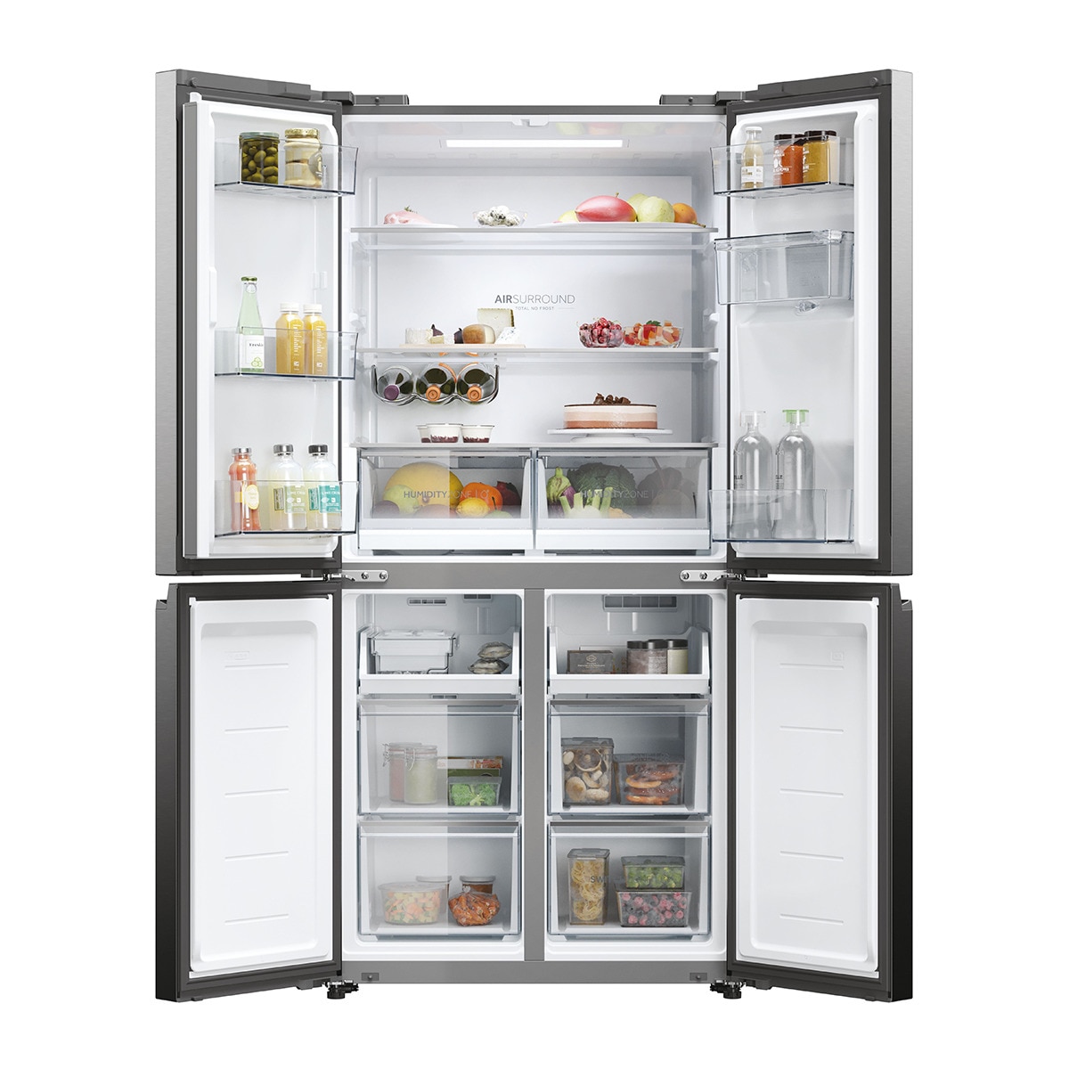 Frigorífico americano Haier Dispensador, WIFI Cube 83 Series 5 - HCW58F18EWMP Inox-3