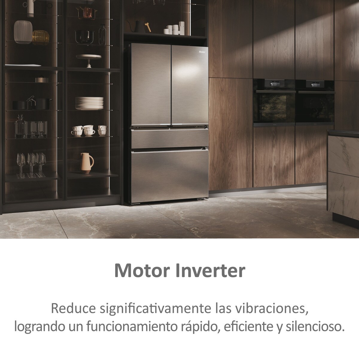 Frigorífico americano Haier Total No Frost,  WIFI FD 90 Series 7 Pro - HFW7918ENMP Inox-13