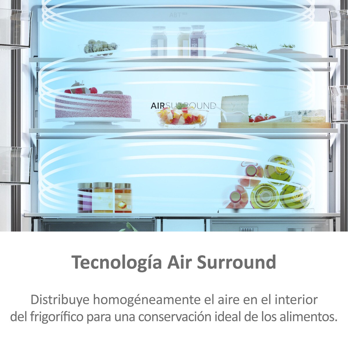 Frigorífico americano Haier Total No Frost,  WIFI FD 90 Series 7 Pro - HFW7918ENMP Inox-8