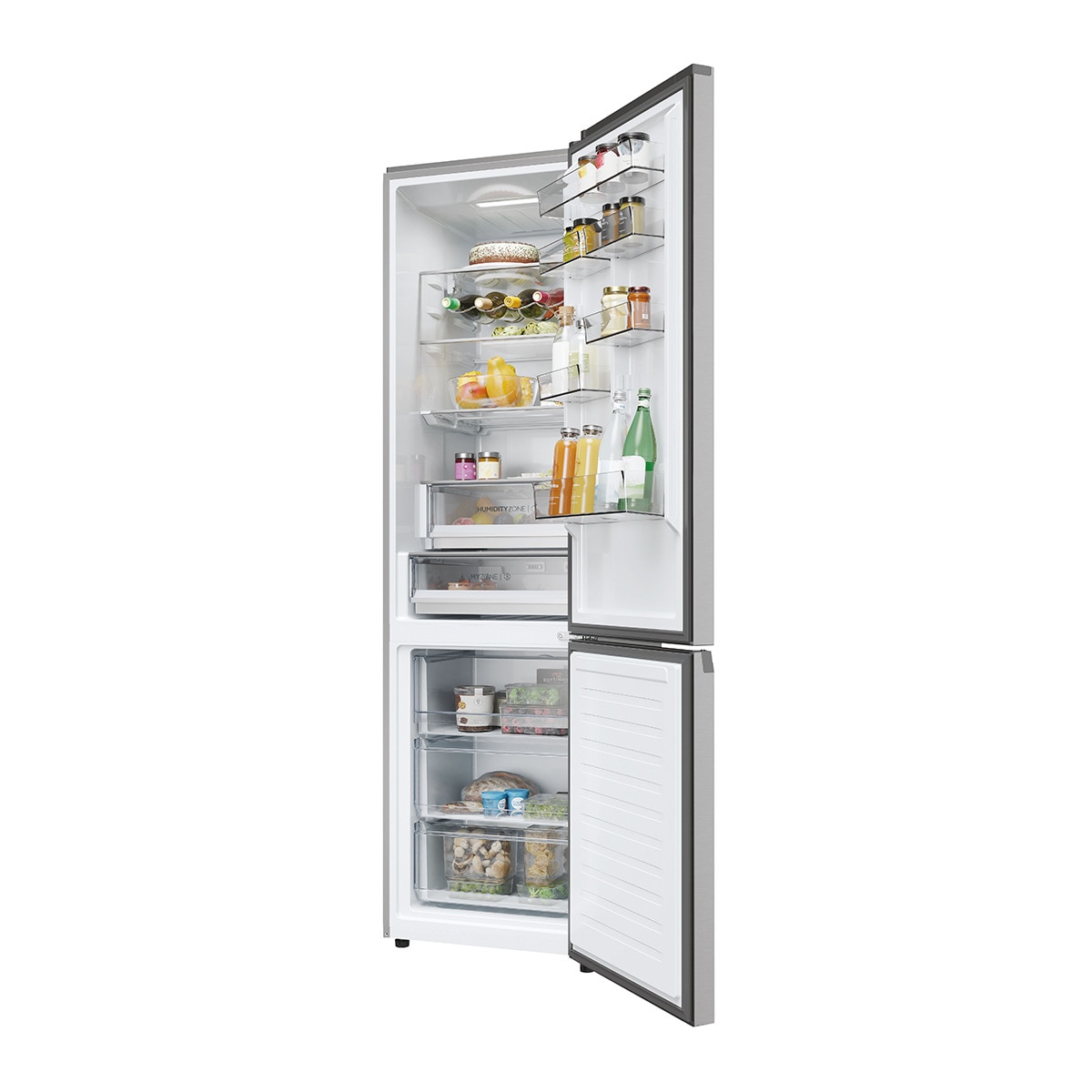 Frigorífico Combi Haier Total No Frost con WIFI 2D 60 Series 5 - HDPW5620CNPK Inox-3