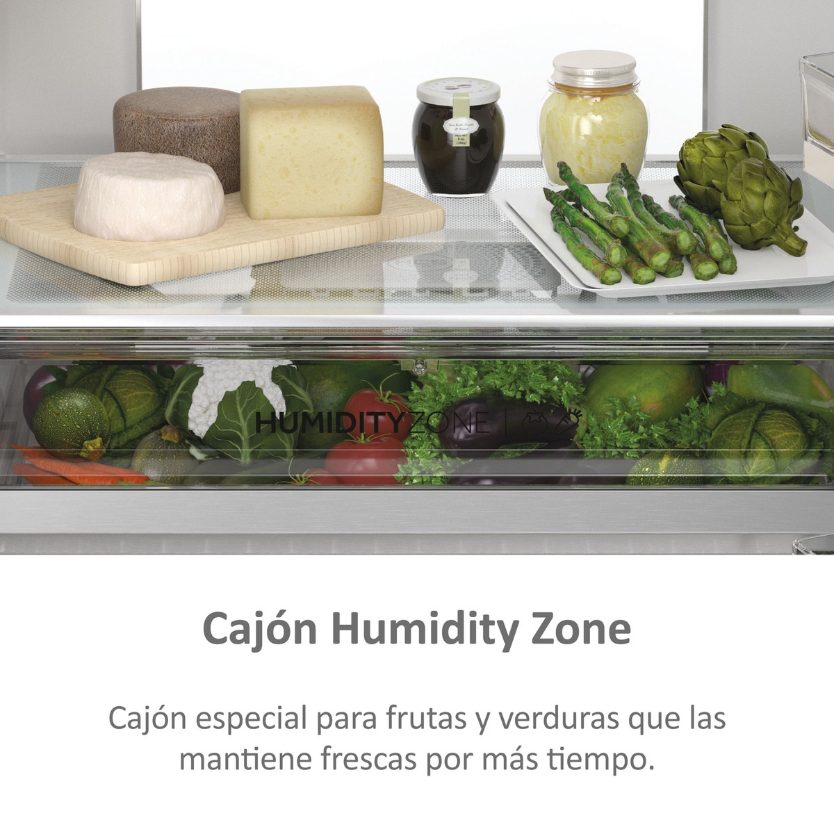 Frigorífico combi Haier Wifi, Total No Frost, 70 cm de ancho 3D 70 Series 7 - HTW7720DNMP Inox-7