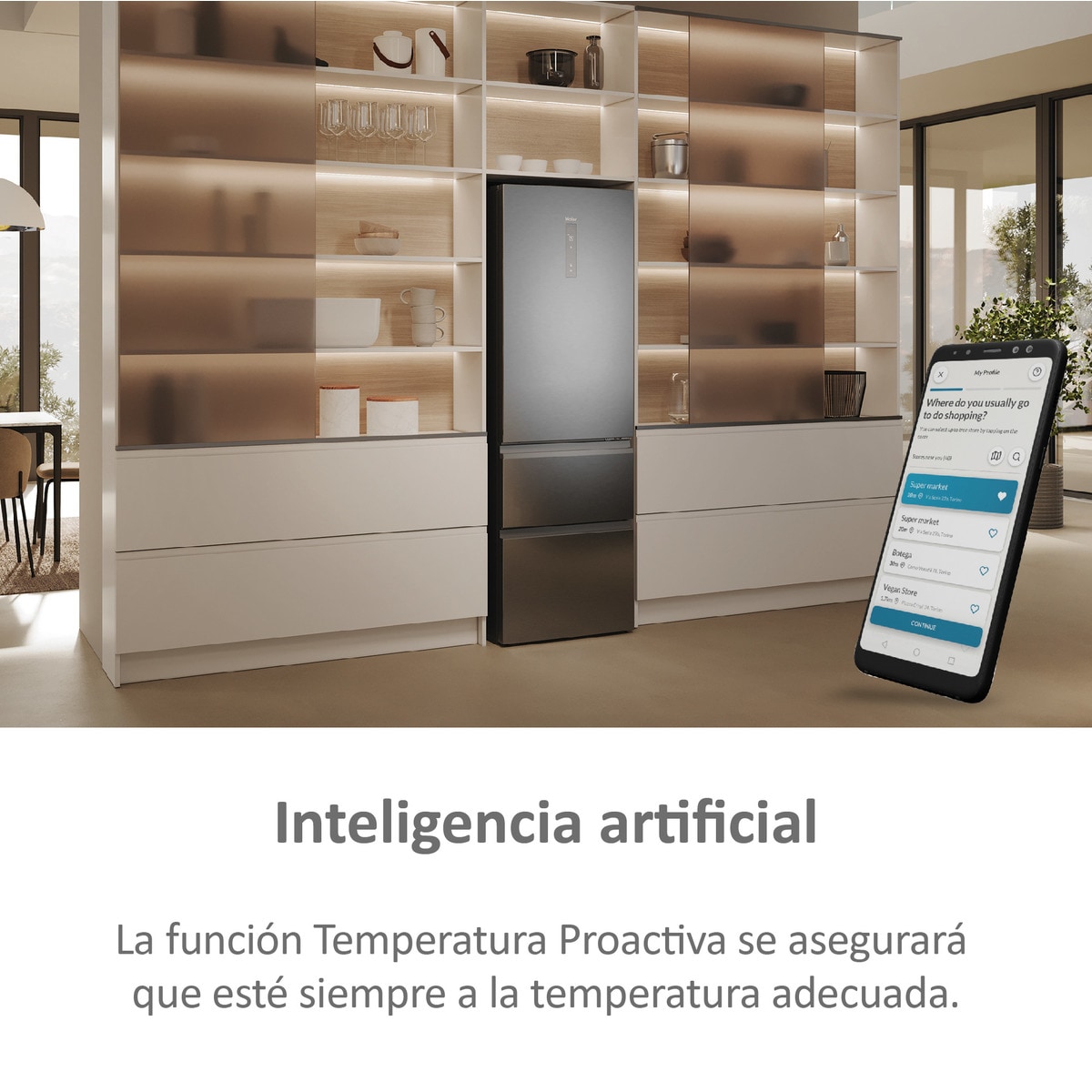 Frigorífico Combi Haier Total No Frost con WIFI 3D 60 Series 5 - HTW 5618CNMG Inox-11