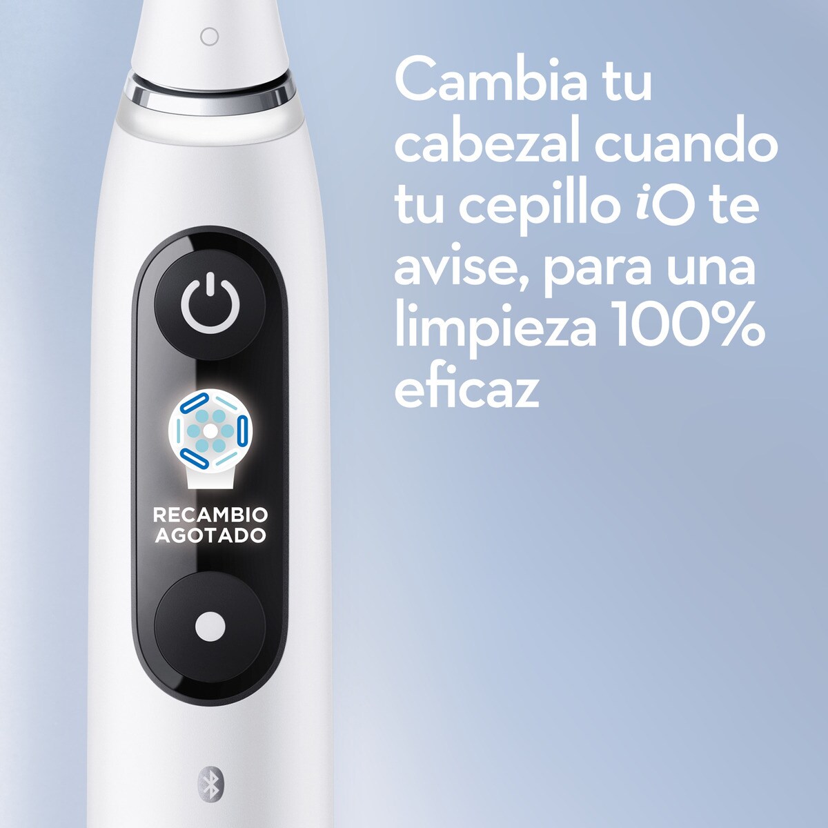 Escova de Dentes Elétrica Oral-B Braun iO 9S com 7 Modos de Limpeza - Branco Branco-3