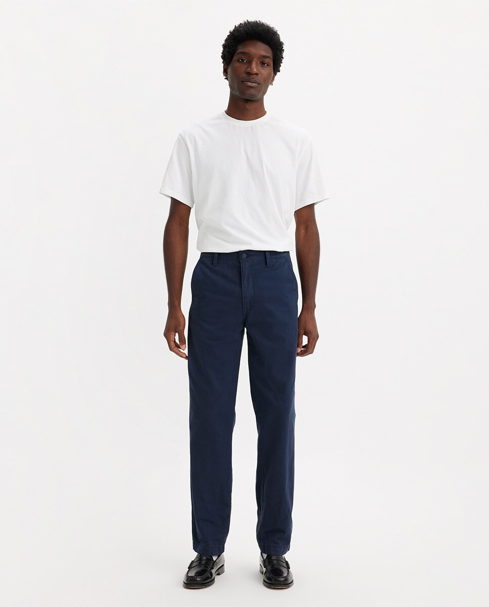 Calças Chino XX Authentic™ Azul-marinho-1