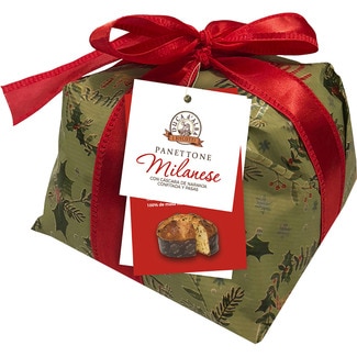 panettone milanese con cáscara de naranja confitada y pasas estuche 750 g - Duca D'alba