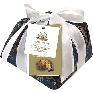 panettone de chocolate con gotas de chocolate negro estuche 750 g - Duca D'alba