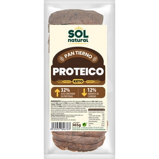 pan tierno proteico Keto envase 365 g - Sol Natural
