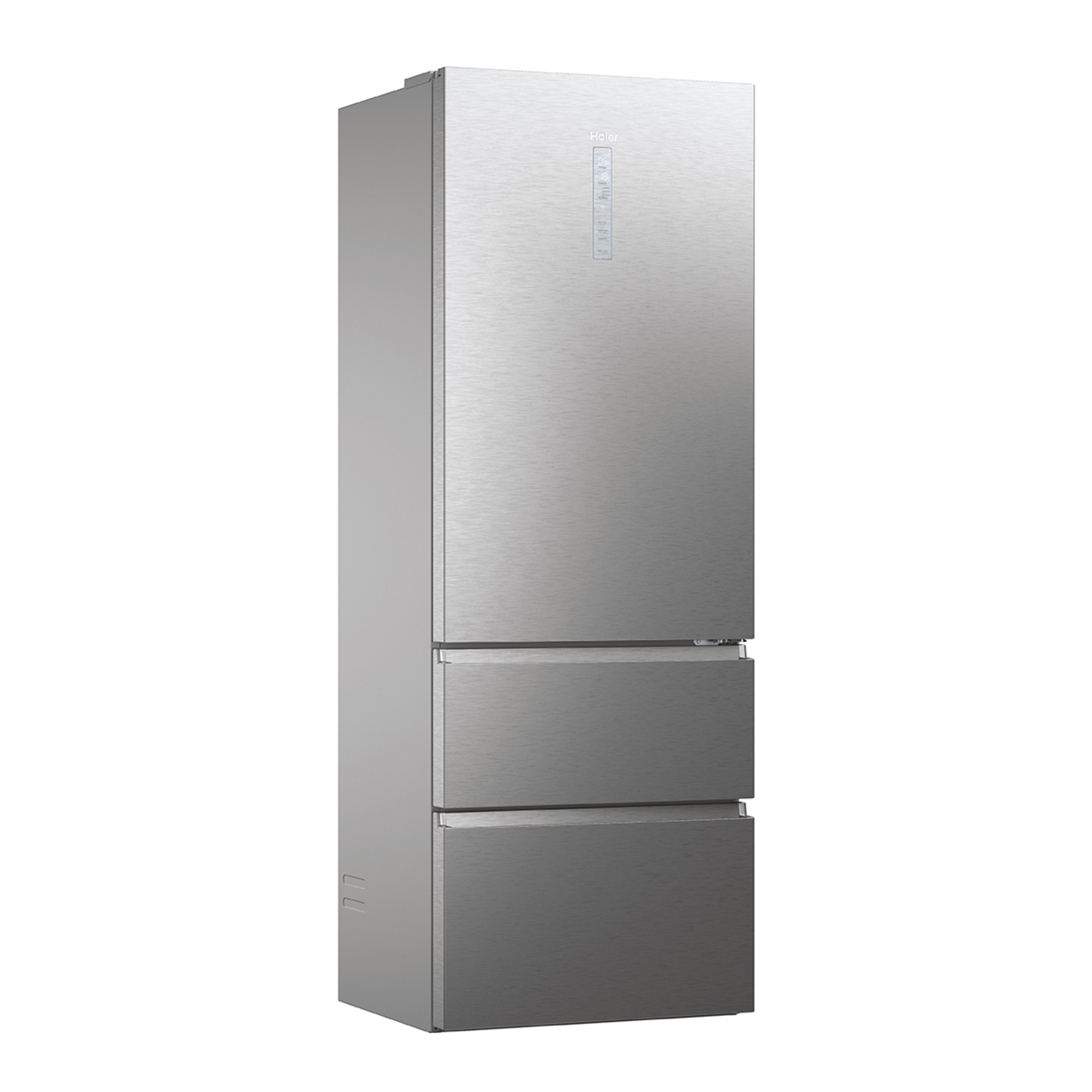 Frigorífico combi Haier Wifi, Total No Frost, 70 cm de ancho 3D 70 Series 7 - HTW7720DNMP (Reacondicionado Grado A) Inox-1