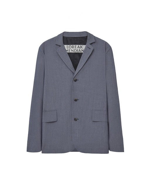 Imagen 0 de Americana regular con cuello y solapa de pico