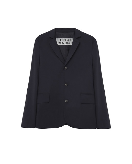 Imagen 0 de Americana regular con cuello y solapa de pico