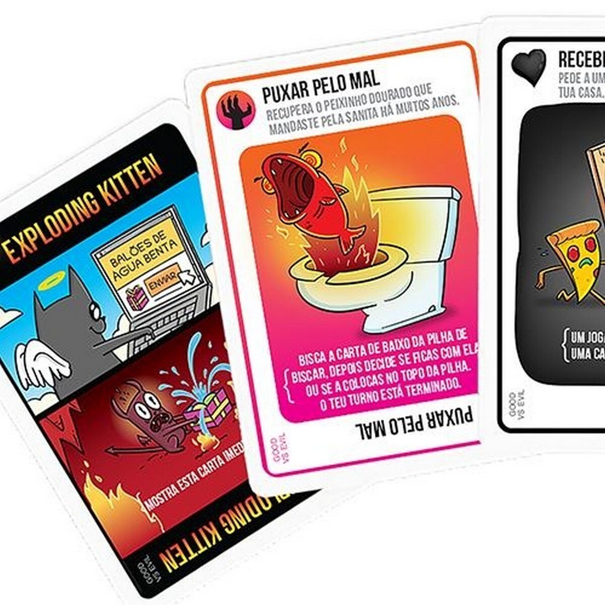 Jogo Exploding Kittens: Bem Vs Mal 2