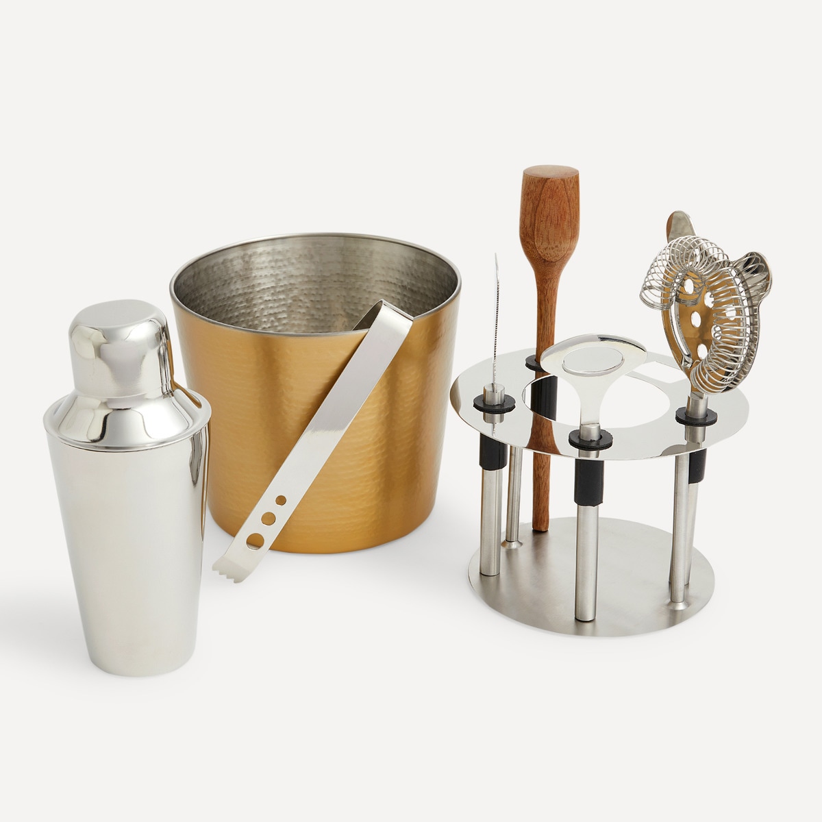 Conjunto de Acessórios para Coquetel Lincoln Ouro-3