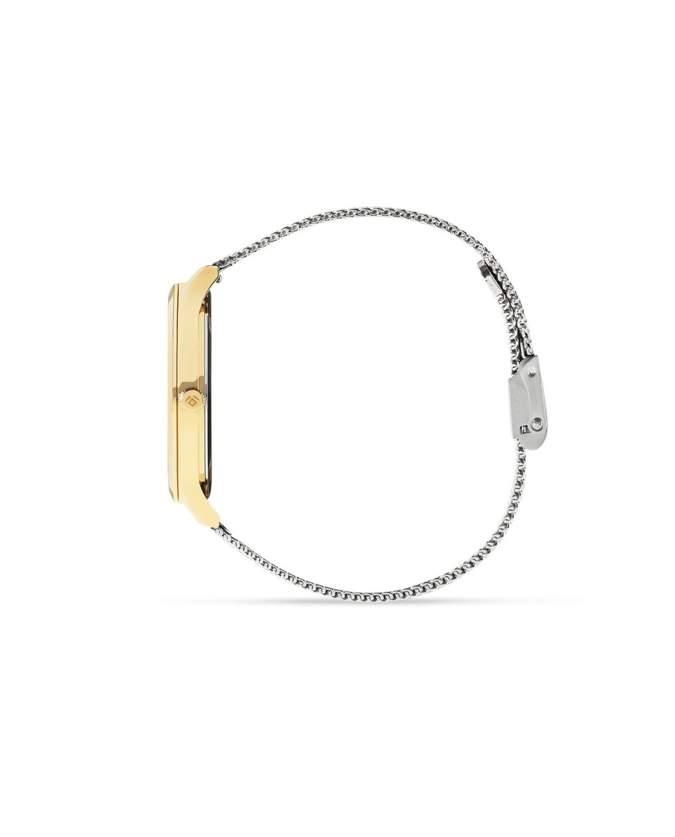 Relógio ELETTA Gold 38, Branco, Bracelete Mesh SS 3