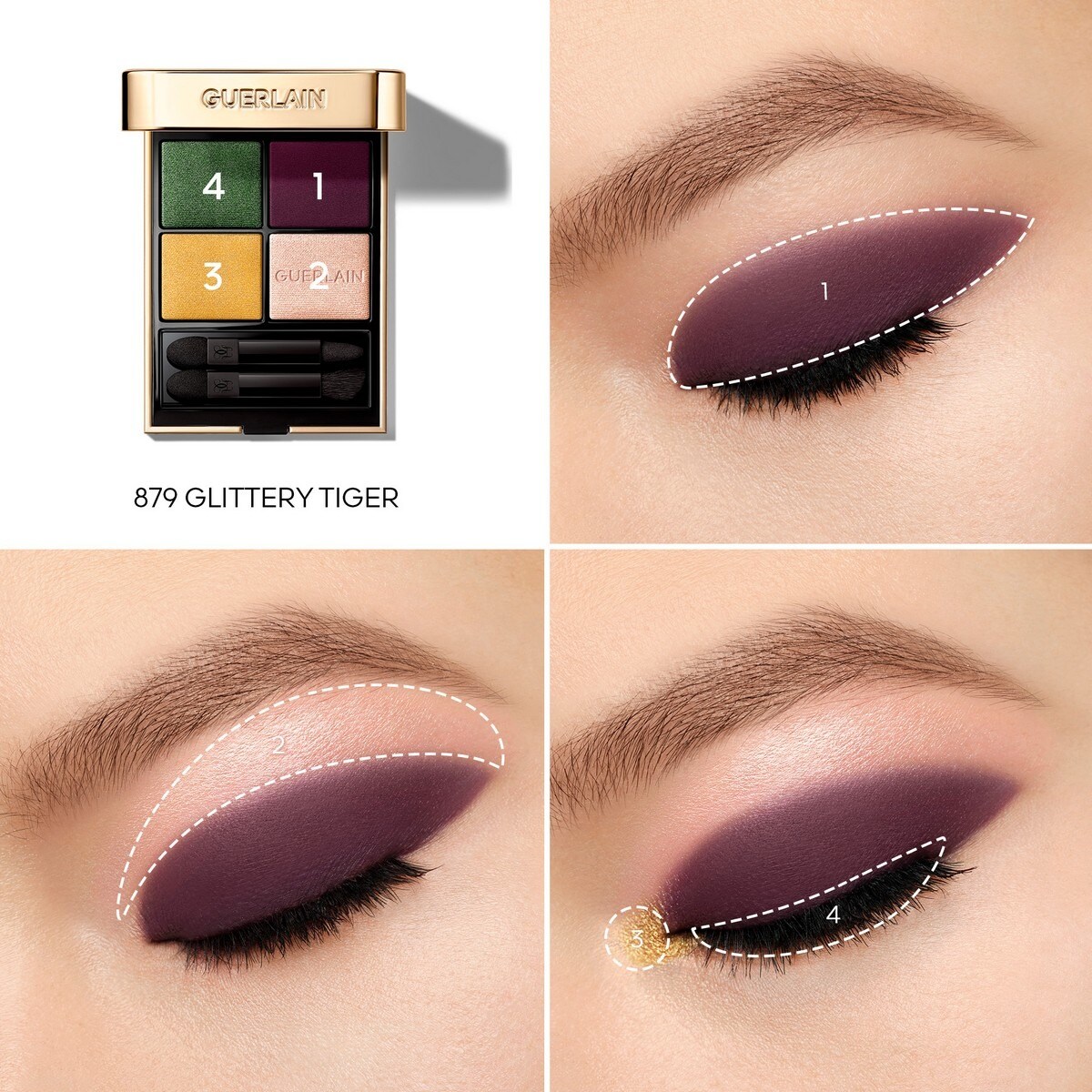 Palete de Sombras Ombres G - Edição Limitada 879 Glittery Tiger-4