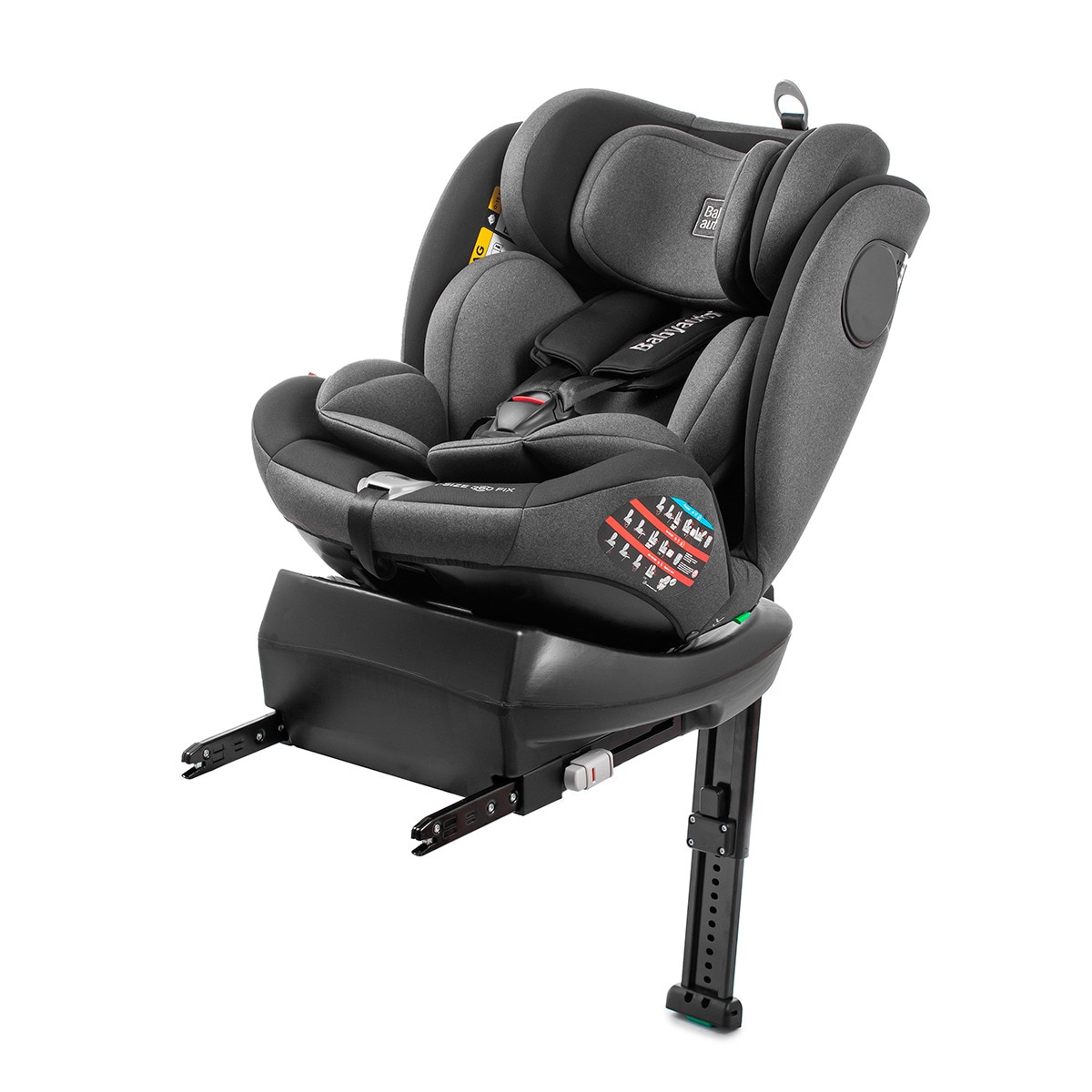 Silla de coche Firma I-Size (40-150cm) Gris-4