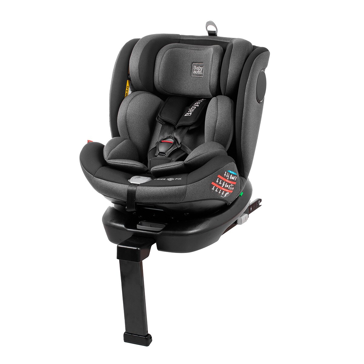 Silla de coche Firma I-Size (40-150cm) Gris-2