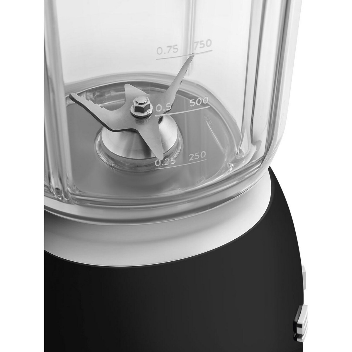 Liquidificador Smeg Anni 50 BLF03BLEU de 800 W e de 1,5 Litros - Preto Polido Preto-5
