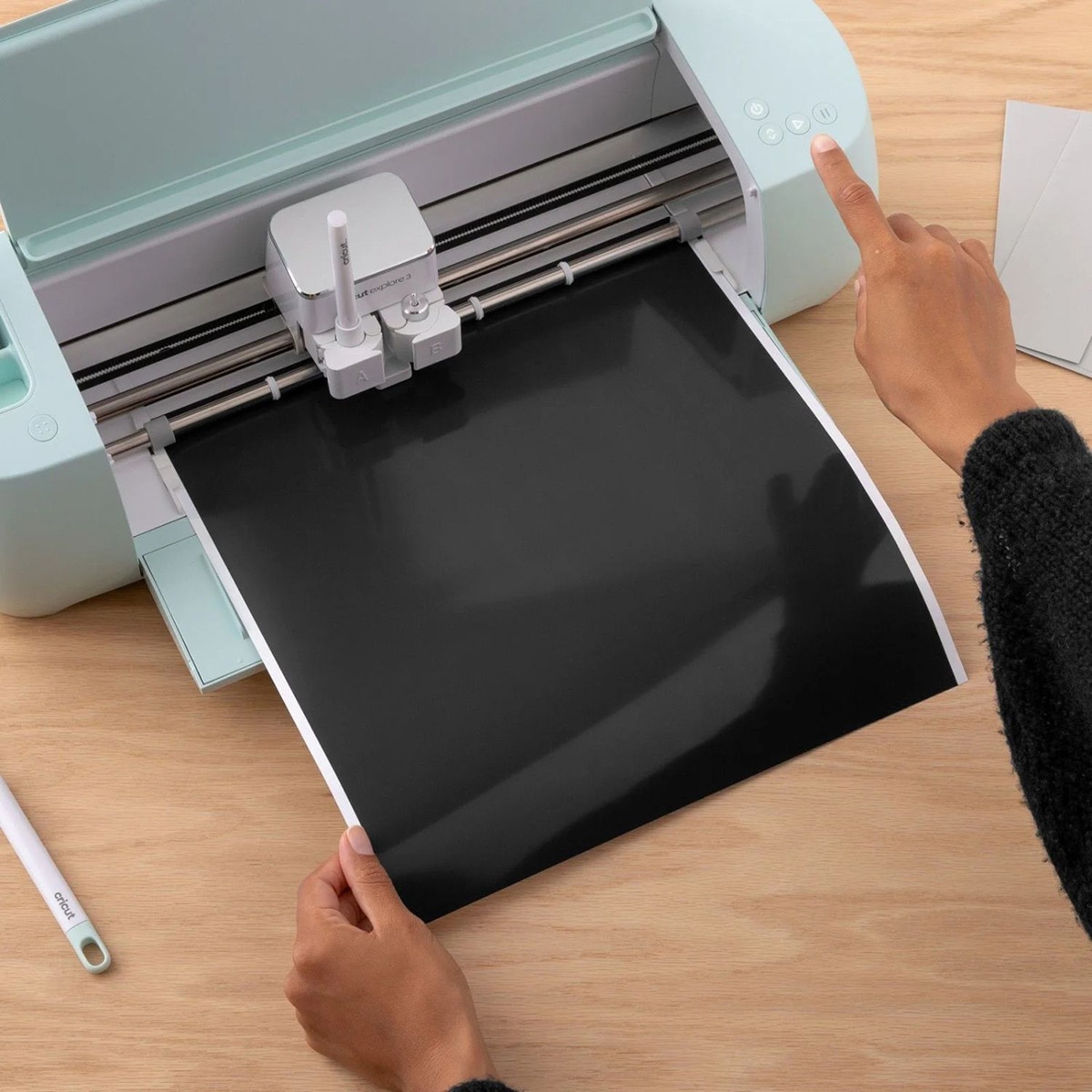 Etiquetas Cricut Smart Vinyl Permanent Negro-3