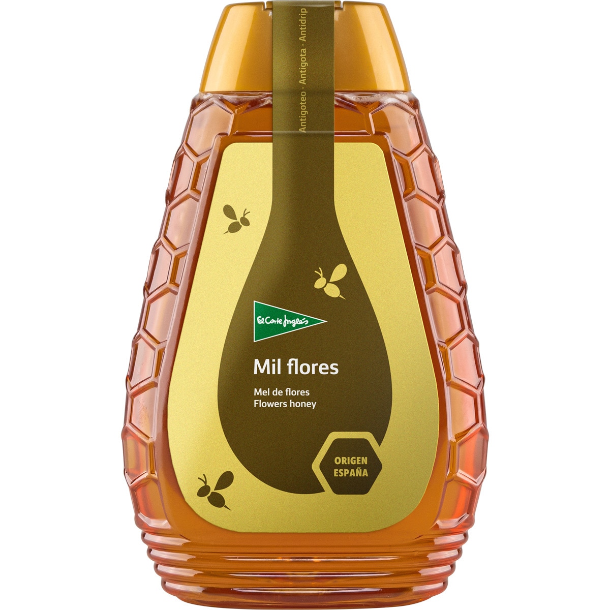miel de mil flores de origen España bote 500 g antigoteo
