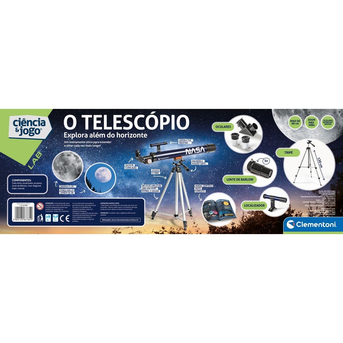 O Telescópio Nasa Clementoni 3