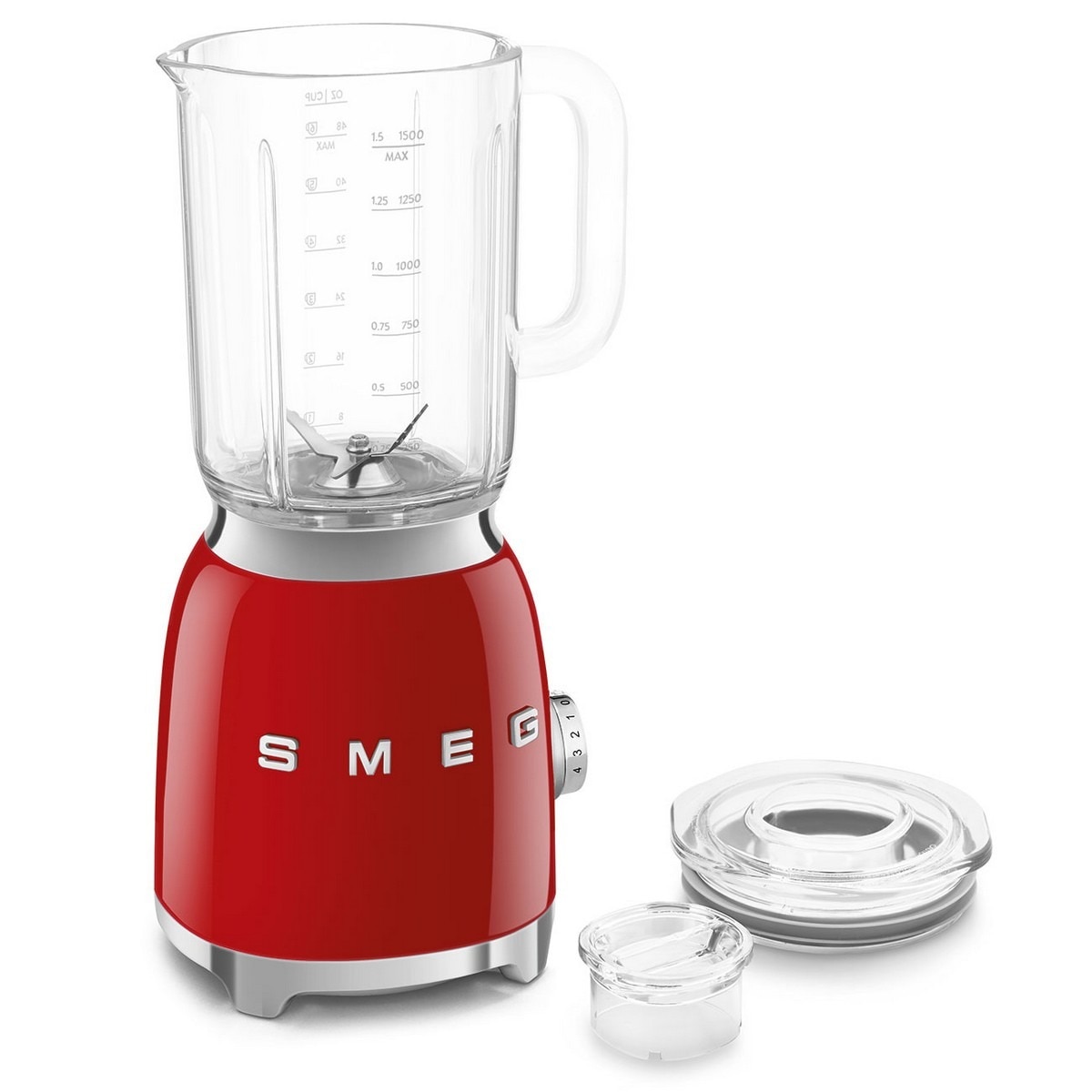 Liquidificador Smeg Anni 50 de 800 W e de 1,5 Litros Vermelho-3