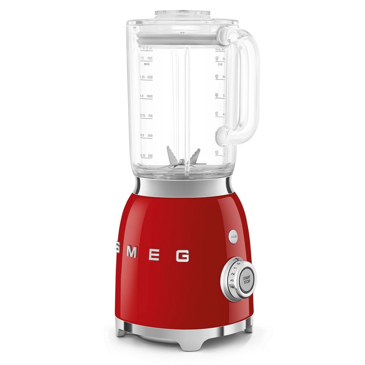 Liquidificador Smeg Anni 50 de 800 W e de 1,5 Litros Vermelho-4