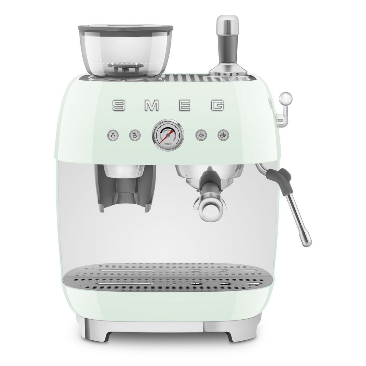 Máquina de Café Expresso Manual Smeg Anni 50 com Moinho de 1350 W e de 15 bar Verde Água-1