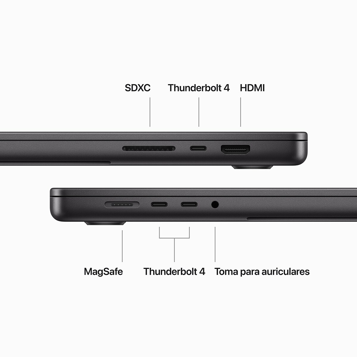 Apple MacBook Pro 16 (2023), M3 Max, 48GB, 1TB SSD, 16", MacOS Negro espacial-5