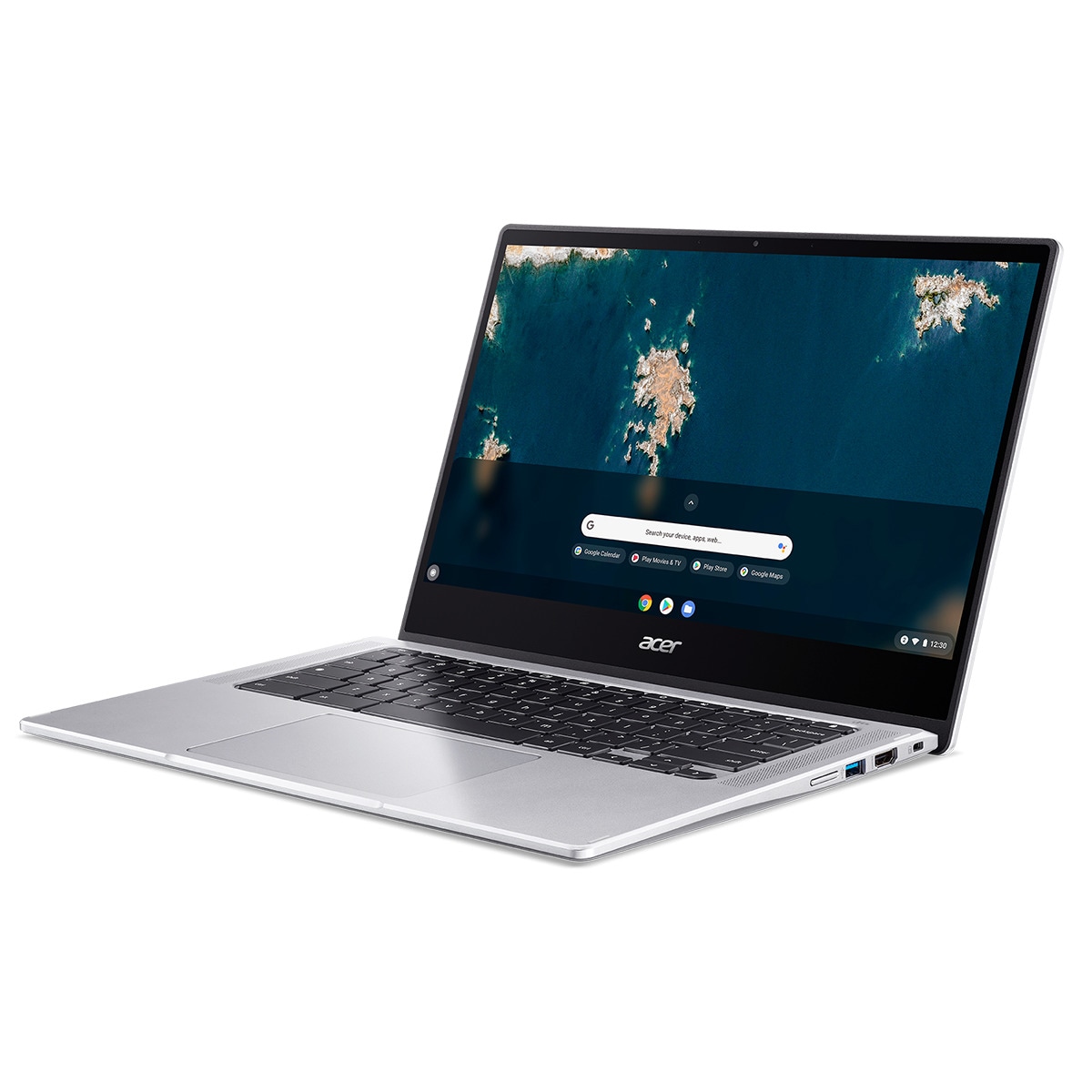 Convertible 2 en 1 Acer Chromebook CP314 Spin, Celeron N4500, 8GB, 64GB eMMC, 14", ChromeOS Plata-6