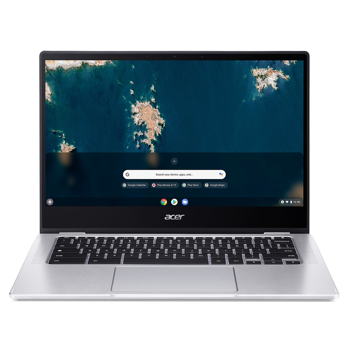 Convertible 2 en 1 Acer Chromebook CP314 Spin, Celeron N4500, 8GB, 64GB eMMC, 14", ChromeOS Plata-2