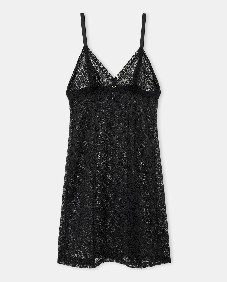 Camisa de Dormir Lisa Preto-1