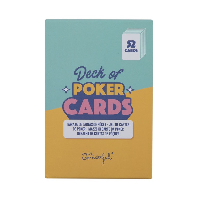 Imagen 0 de Baraja de cartas de póker Mr. Wonderful