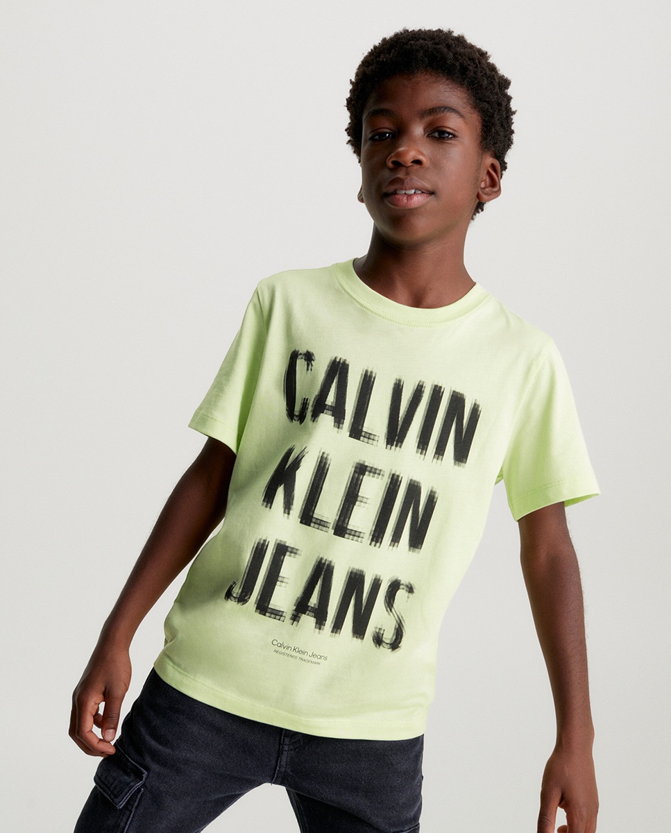 T-shirt de Manga Curta - Verde Verde-claro-1