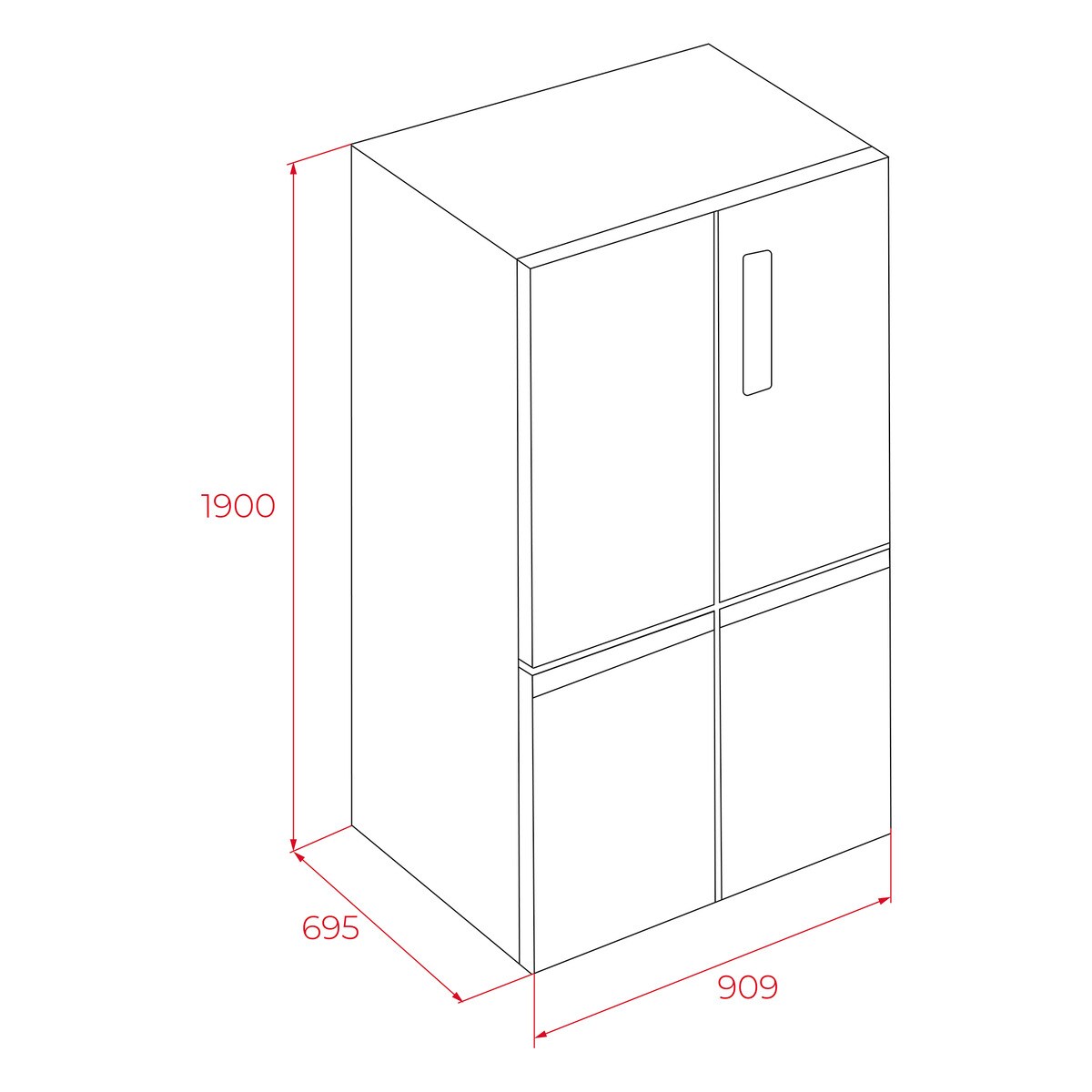 Frigorífico americano Teka Tecnología IonClean- RMF 77960 INOX Inox-4