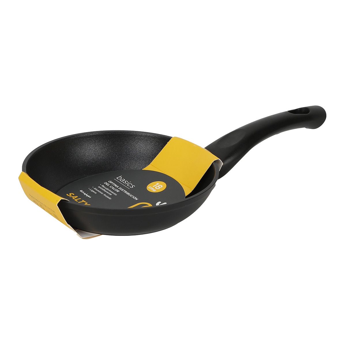 Sartén de aluminio forjado Salty Basics El Corte Inglés Negro-2