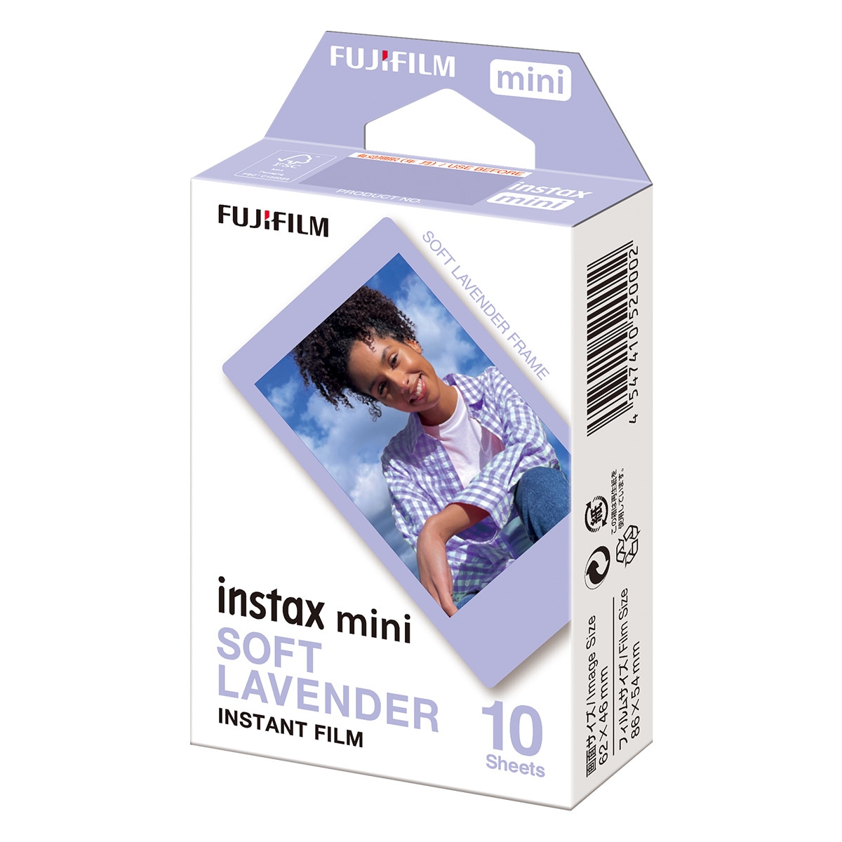 Película instantánea instax mini SOFT LAVENDER Violeta-1
