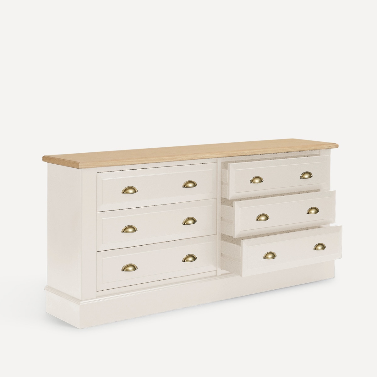 Aparador con 6 cajones Limoux El Corte Inglés Crema-3