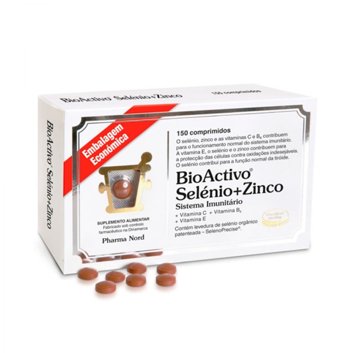 Imagem 0 de Suplemento Alimentar BioActivo Selénio+Zinco - 150 comp.