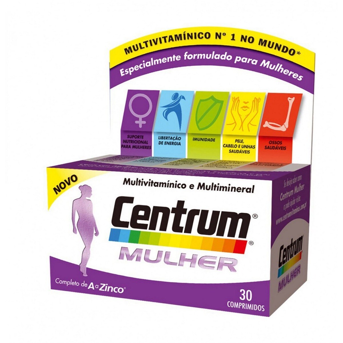 Suplemento Alimentar Centrum Mulher - 30 Cápsulas 1