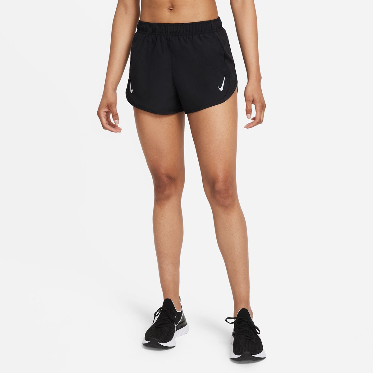 Calções Dri-FIT Tempo Race Preto / Cinzento-3