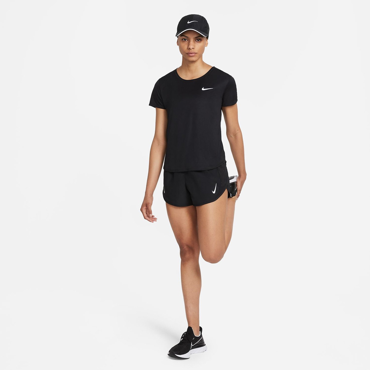 Calções Dri-FIT Tempo Race Preto / Cinzento-7