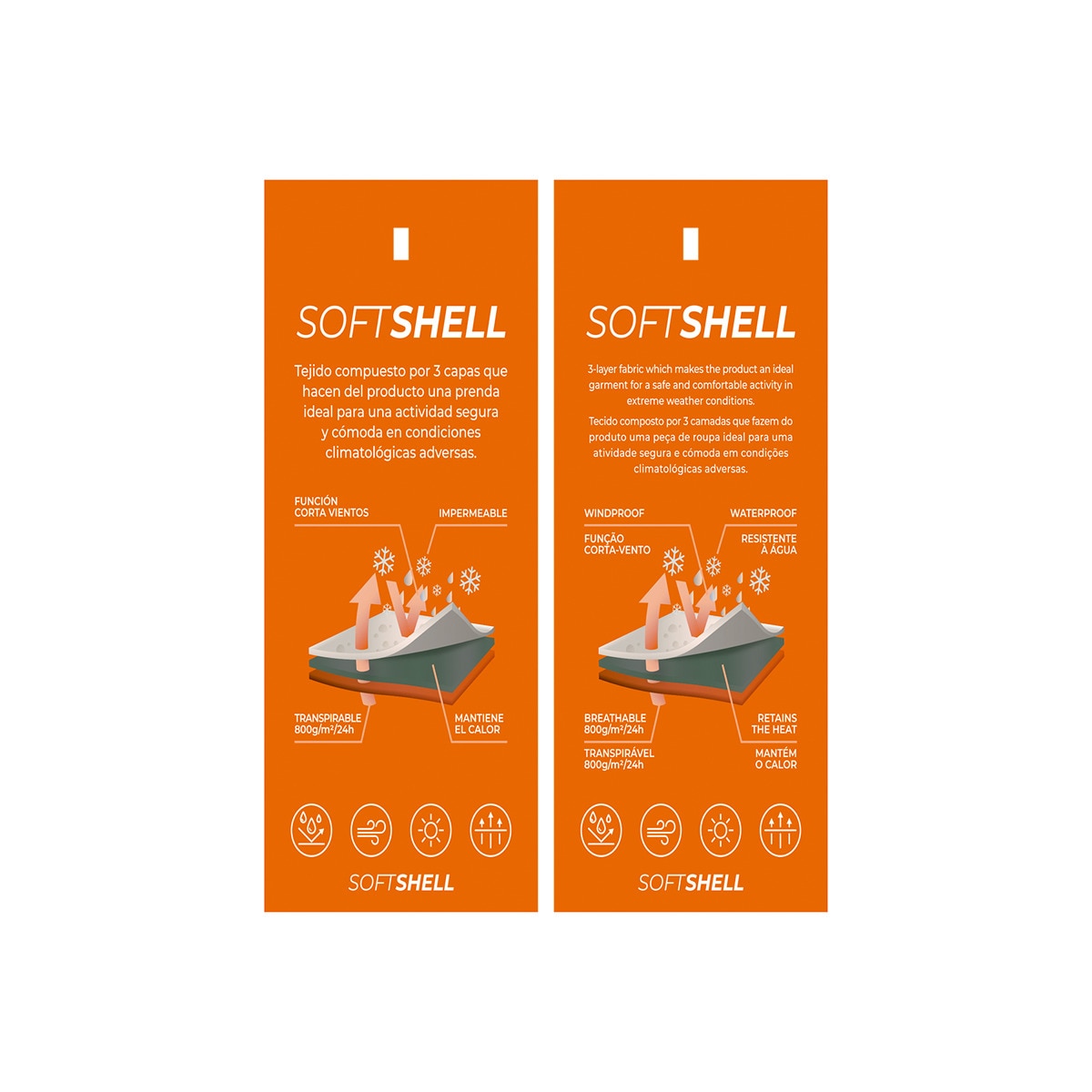 Blusão Softshell de Homem Verde Bosque-6