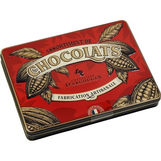 bombones de chocolate surtidos lata 300 g - Chevaliers D'argouges