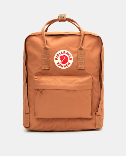 Imagem 0 de Mochila com Fecho de Correr e em Vinil - Castanho-Claro